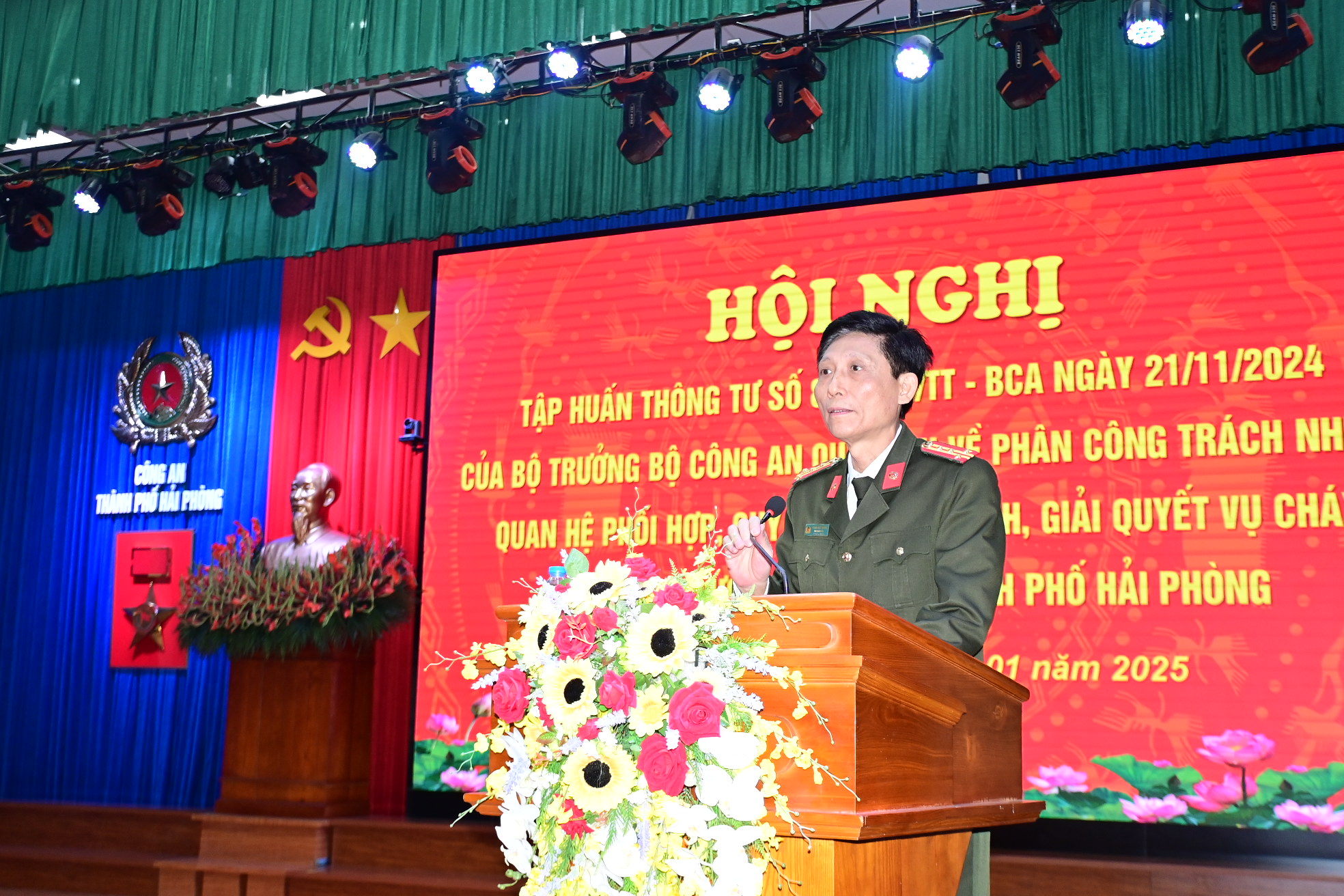 Tổ chức tập huấn Thông tư số về phân công trách nhiệm, quan hệ phối hợp, quy trình xác minh, giải quyết vụ cháy
